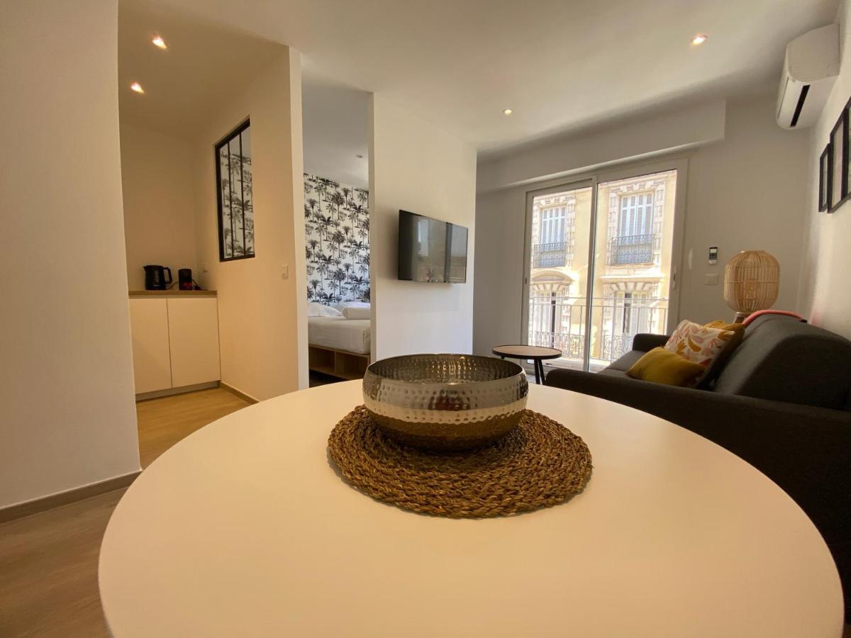 Beau studio neuf situé au centre Cannes Exterior foto