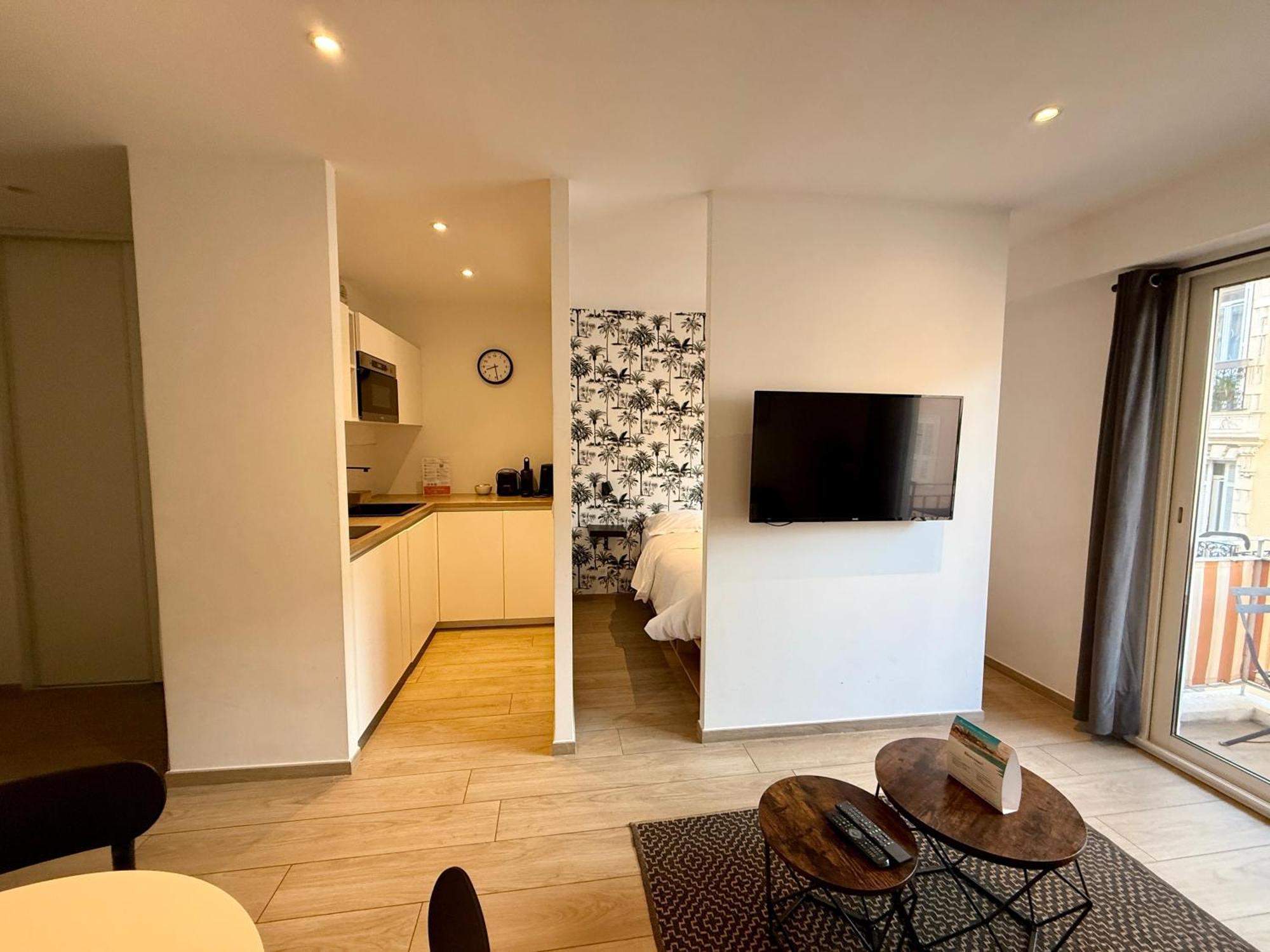 Beau studio neuf situé au centre Cannes Exterior foto