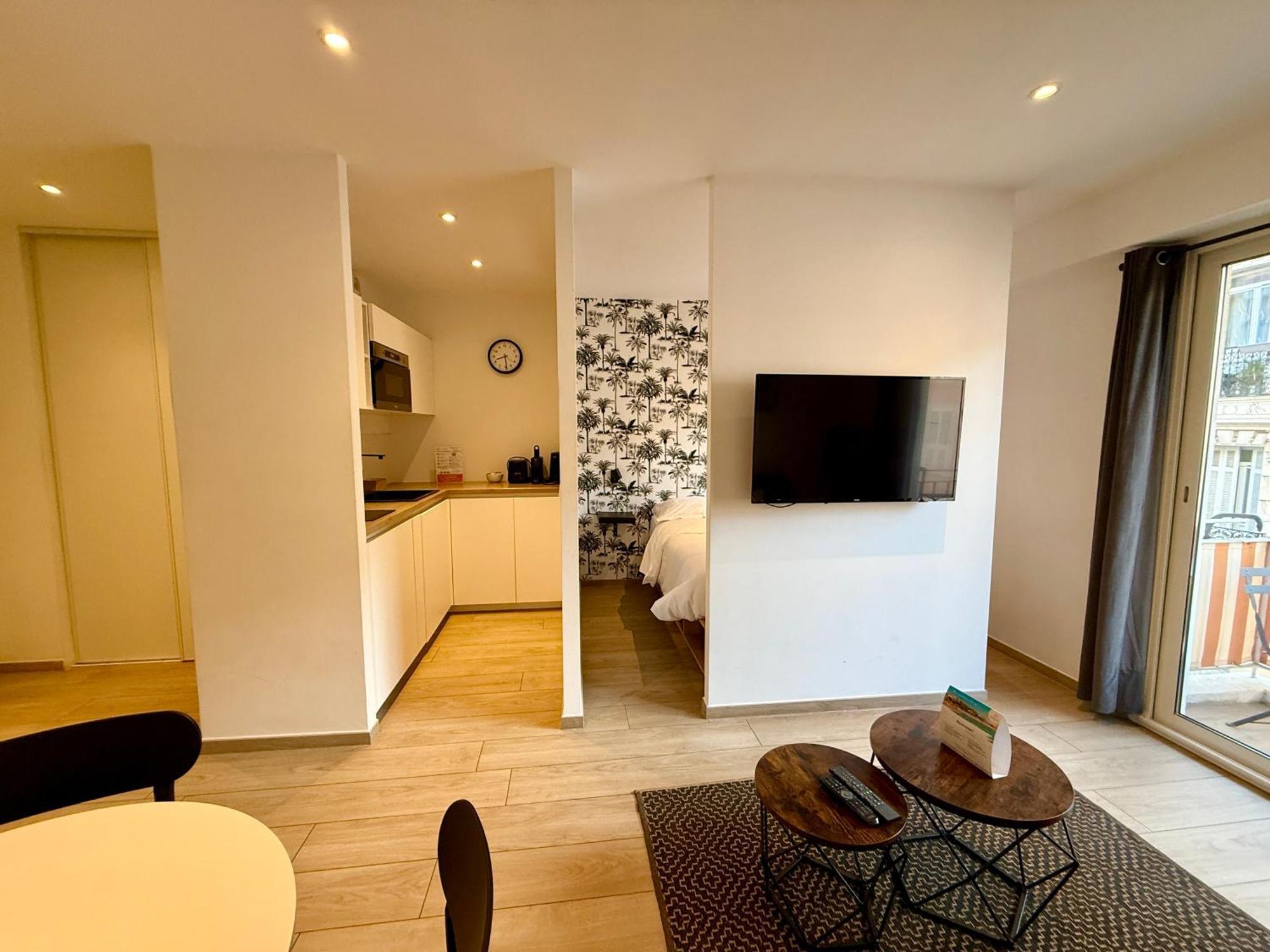 Beau studio neuf situé au centre Cannes Exterior foto